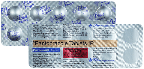 Pazom 40 Mg Tablet 10