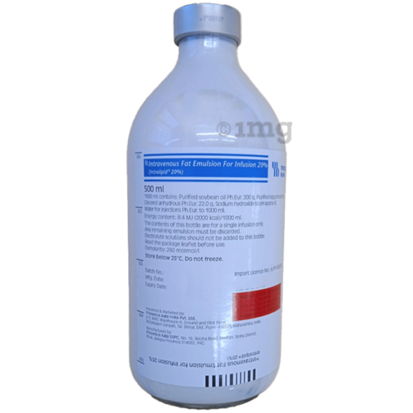 Intralipid 20 % Infusion 500 Ml