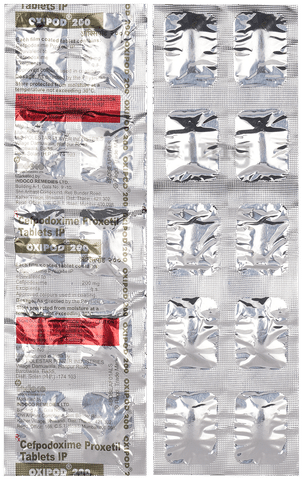 Oxipod 200 Mg Tablet 10