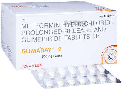 Glimaday 2/500 Mg Tablet Er 15