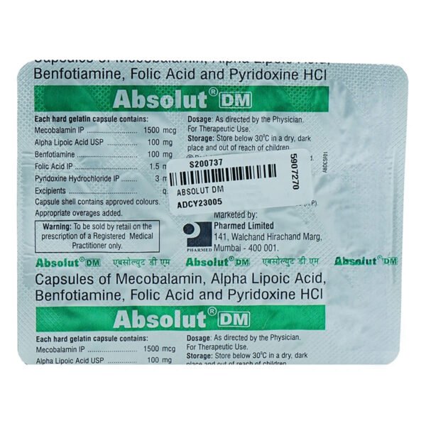 Absolut Dm Capsule 10