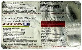 Ace Proxyvon Th 8 Mg Tablet 10