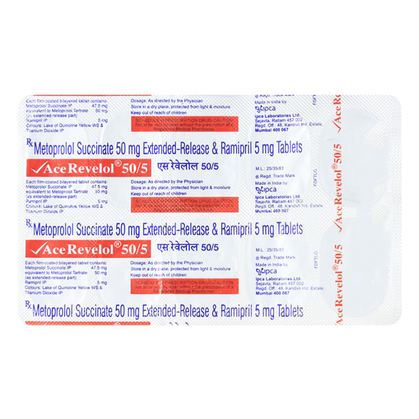 Ace Revelol 50/5 Mg Tablet 7