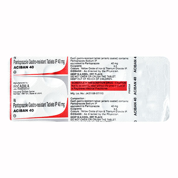 Aciban 40mg Tablet 10
