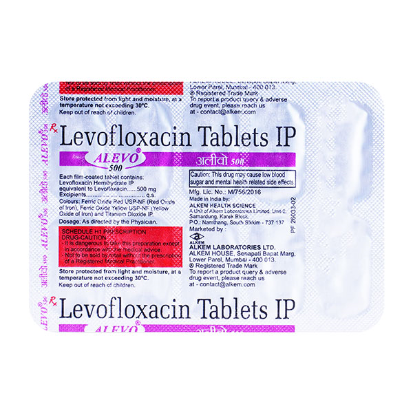 Alevo 500 Mg Tablet 10