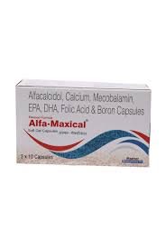 Alfa Maxical Rf 500Mg/0.25 Mcg Capsule 10