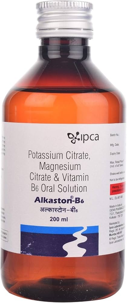 Alkaston B6 1100/375 Mg Syrup 200 Ml