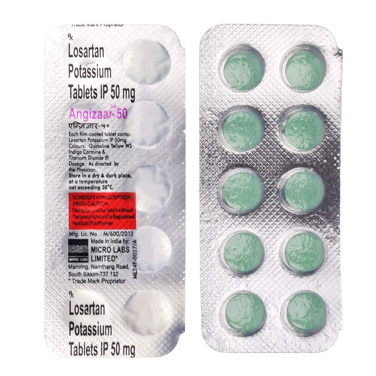 Angizaar At 50/50 Mg Tablet 10