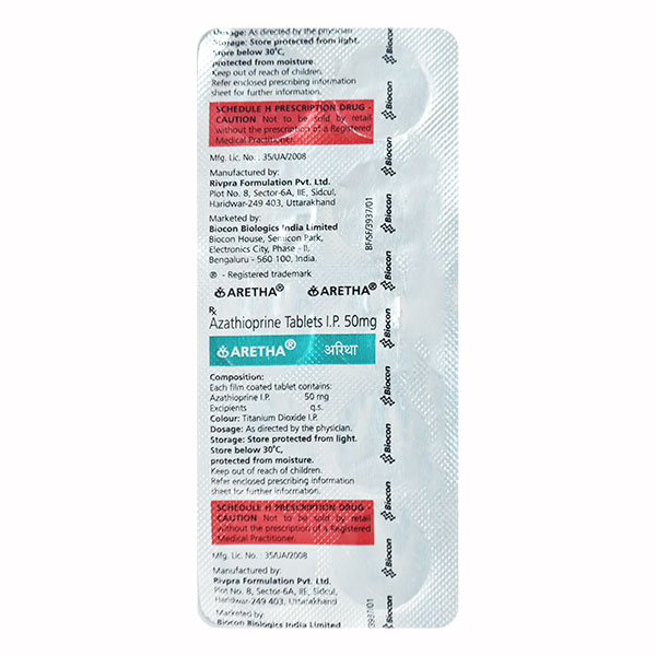 Aretha 50 Mg Tablet 10