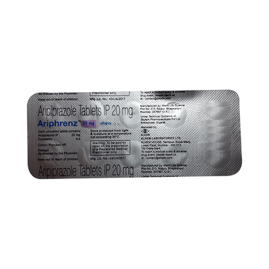 Ariphrenz 20 Mg Tablet Md 10