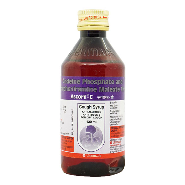 Ascoril-C 4/10 Mg Syrup 120 Ml