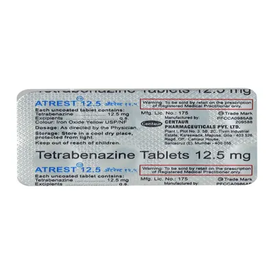 Atrest 12.5 Mg Tablet 10
