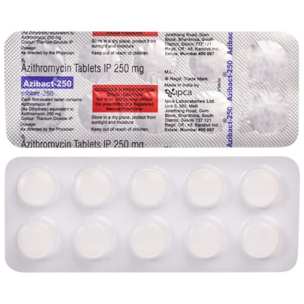 Azibact L 250 Mg Tablet 10