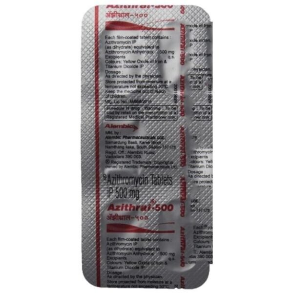 Azithral Si 500 Mg Tablet 5