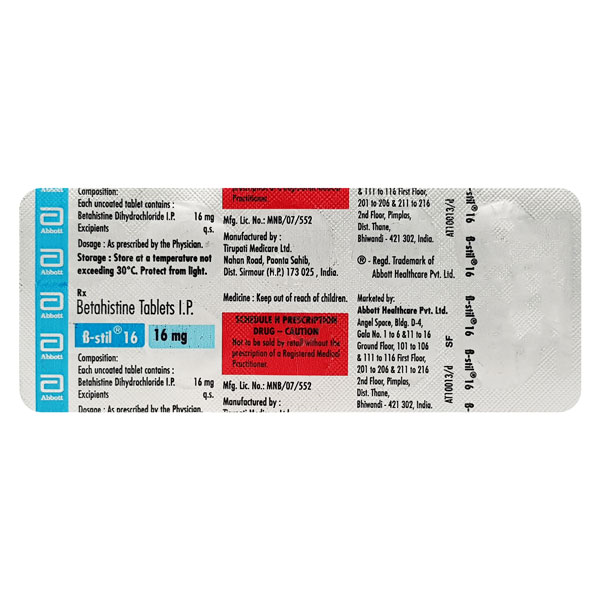 B Still 16 Mg Tablet 10