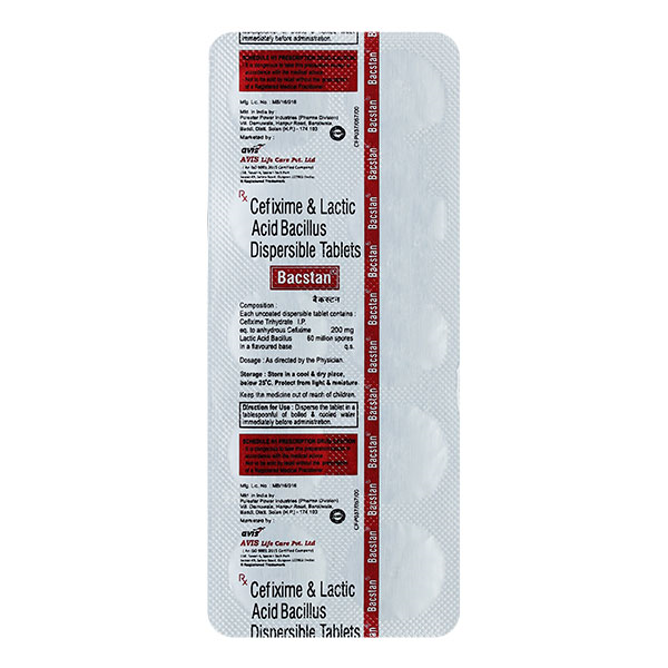 Bacstan 200 Mg Tablet 10