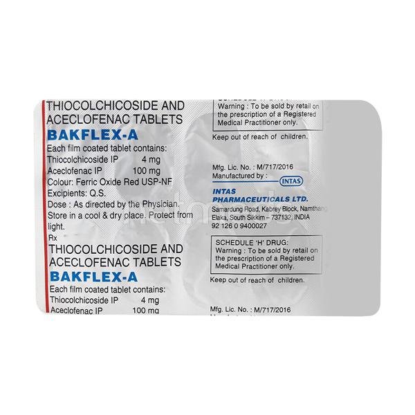 Bakflex 4 Mg Capsule 10