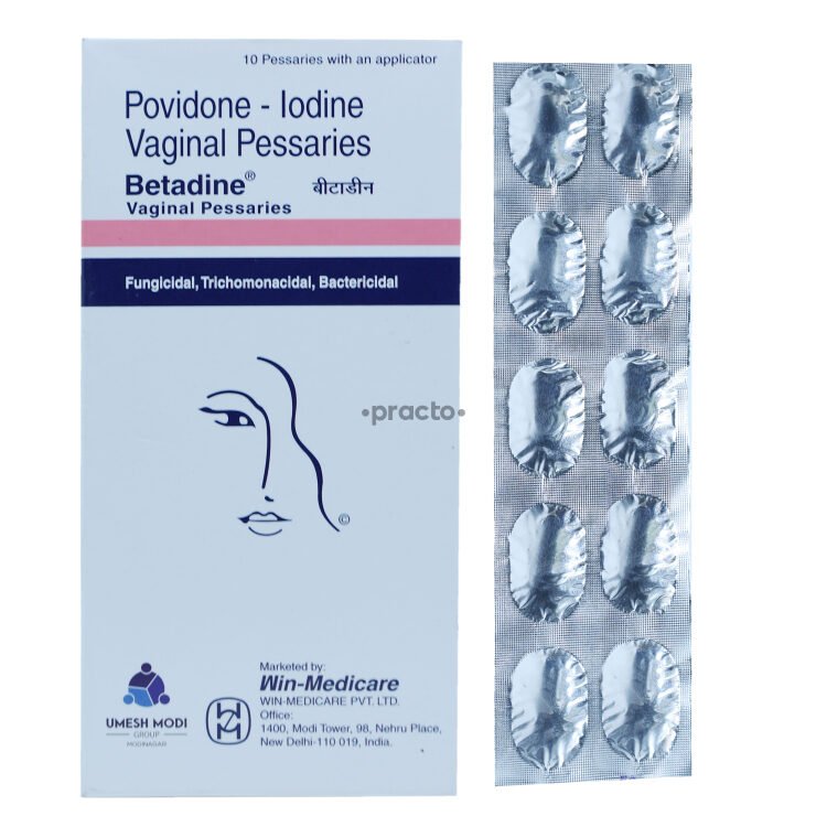 Betadine Vag.Pess 200 Mg Tablet 10