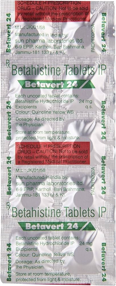 Betavert 24 Mg Tablet 10
