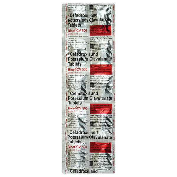 Bicef Cv 500/125 Mg Tablet 10