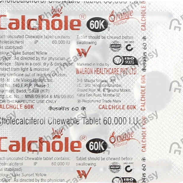 Calchole 60 K Tablet 4