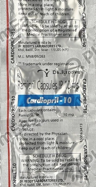 Cardiopril 10 Mg Capsule 10