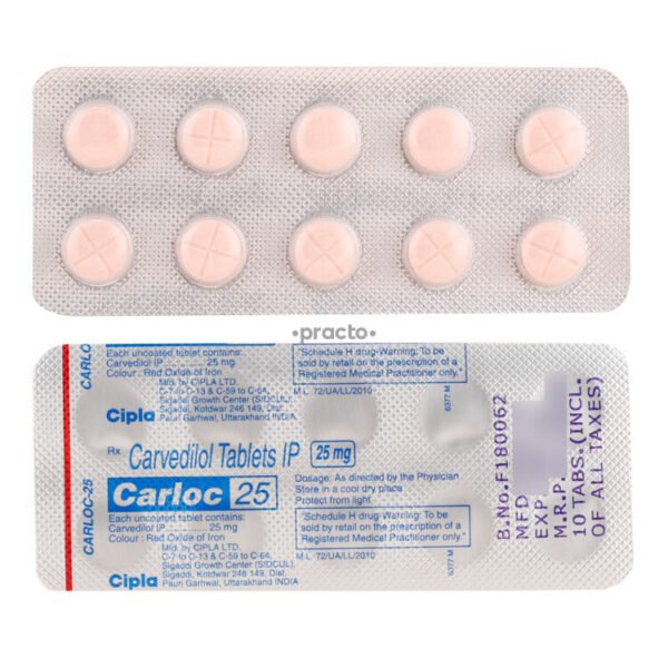Carloc 25 Mg Tablet 10