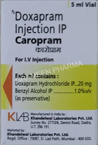 Caropram 20 Mg Injection 5 Ml