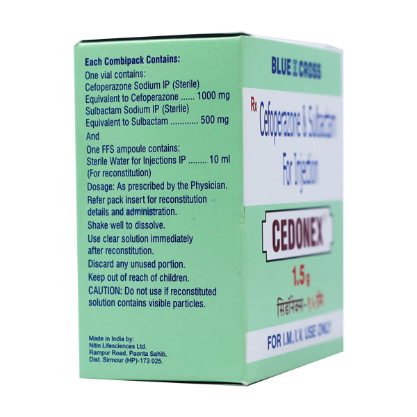 Cedonex 1000/500 Mg Injection 10 Ml