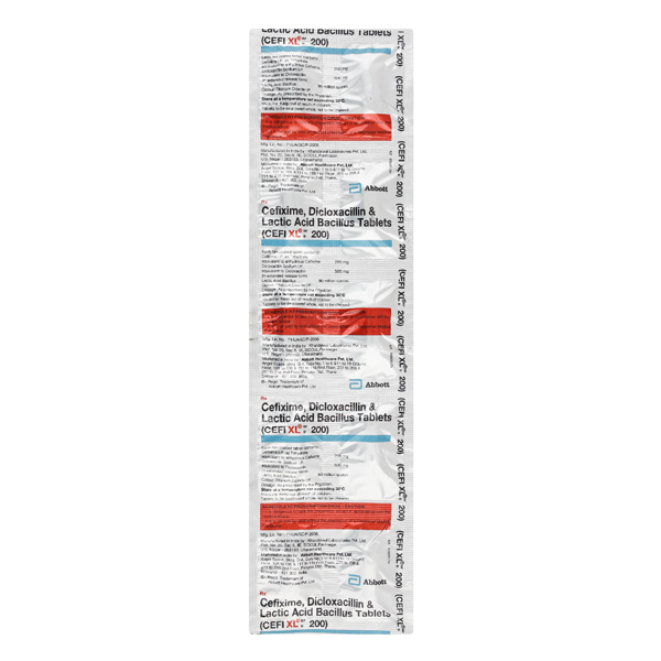 Cefi Xl 200/500 Mg Tablet Xl 10