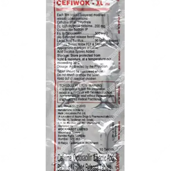 Cefiwok 200/500 Mg Tablet Xl 10