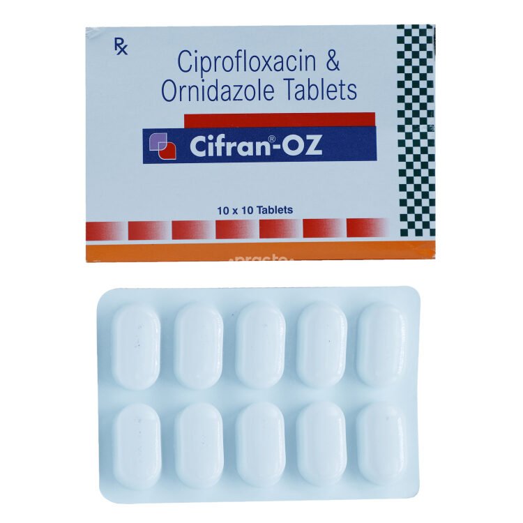 Cifran Oz 500/500 Mg Tablet 10
