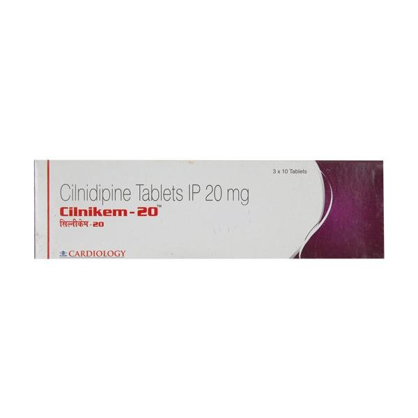 Cilnikem 20 Mg Tablet 10