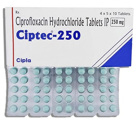 Ciptec 250 Mg Tablet 10