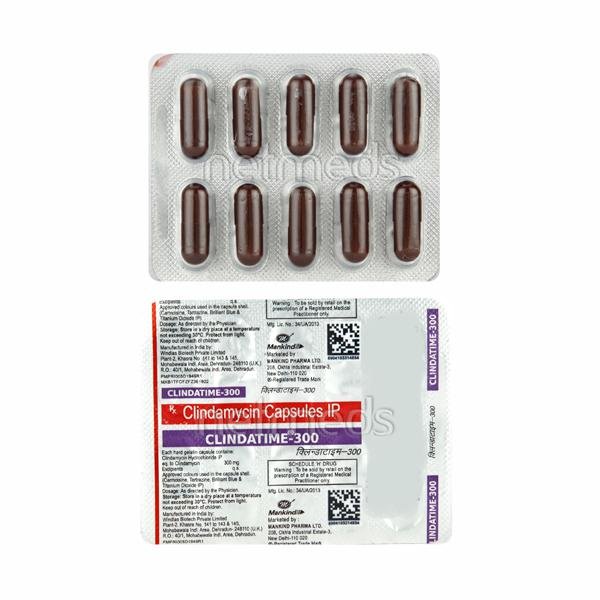 Clindatime 300 Mg Capsule 10