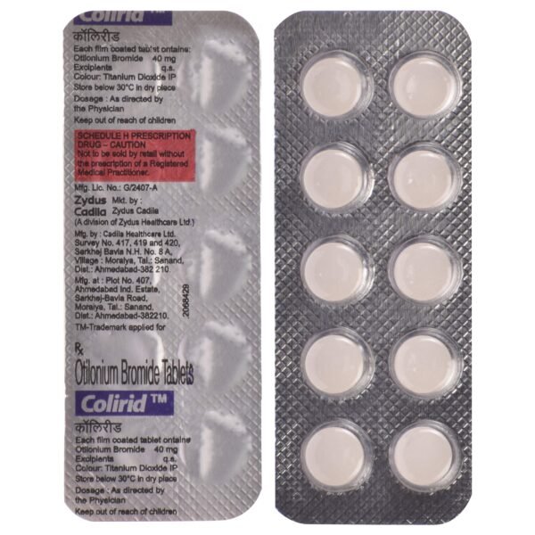 Colirid 40 Mg Tablet 10