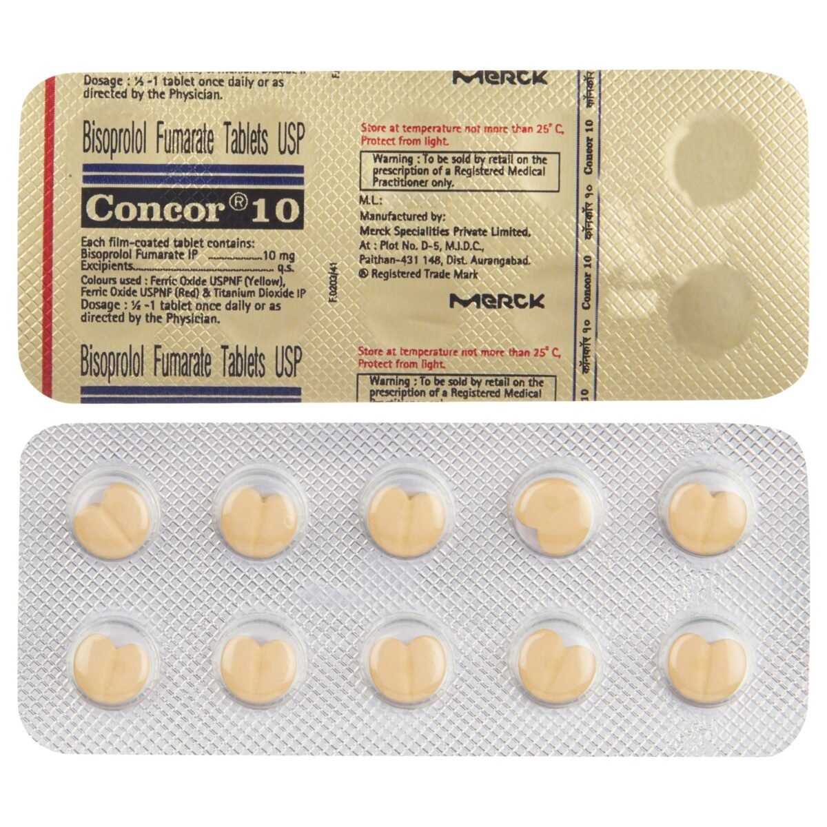 Concor 10 Mg Tablet 10
