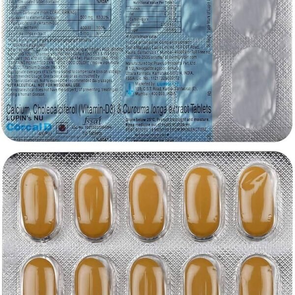 Corcal D 500 Iu Tablet 10