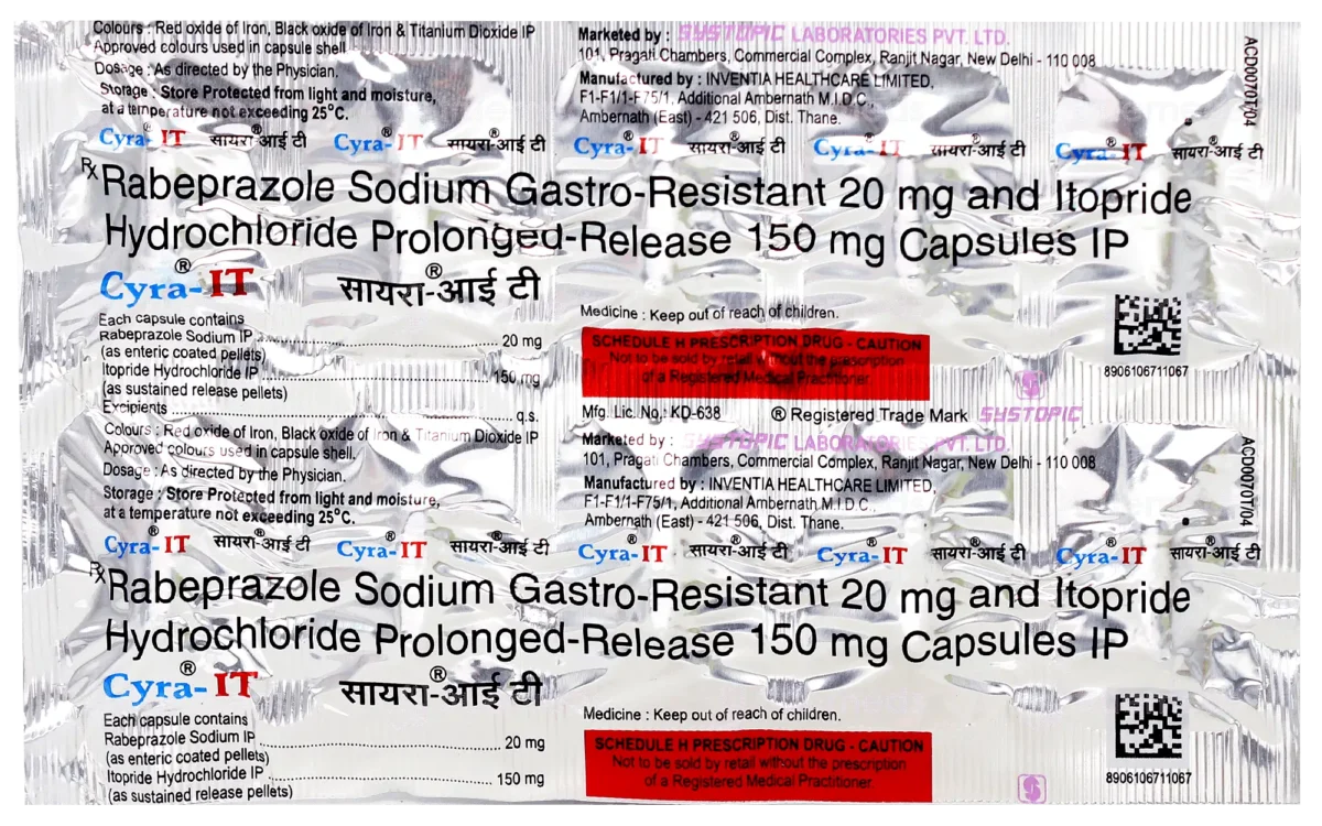 Cyra It 20/150 Mg Tablet Sr 10