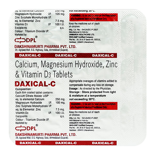 Daxical C Tablet 10