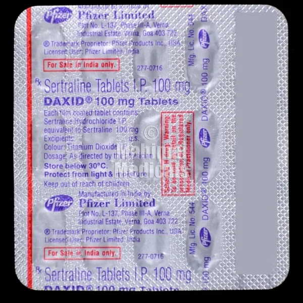 Daxid 100 Mg Tablet 10