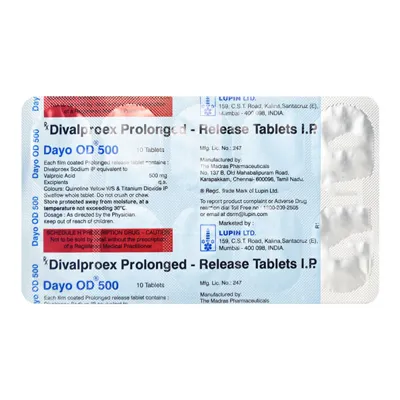 Dayo-Od 500 Mg Tablet 10