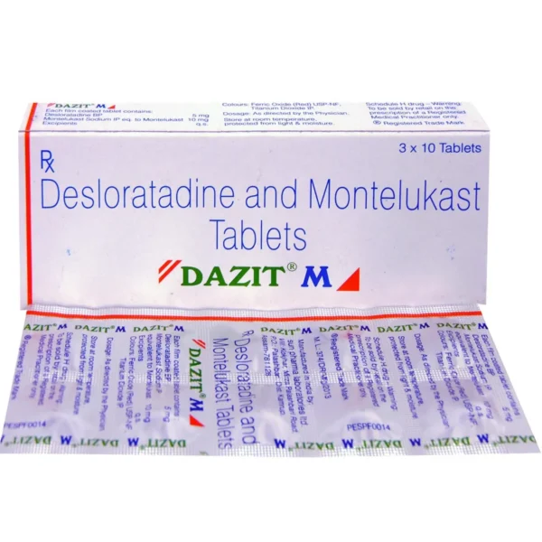 Dazit M 10/5 Mg Tablet 10