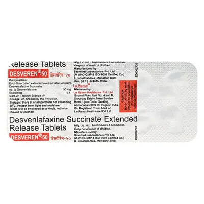 Desveren 50 Mg Tablet 10