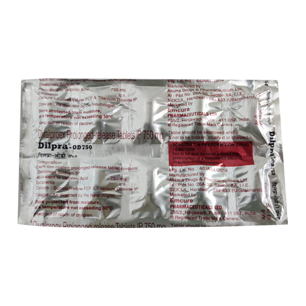 Dilpra Od 750 Mg Tablet 10