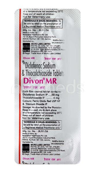 Divon Mr 4/50 Mg Tablet Mr 10