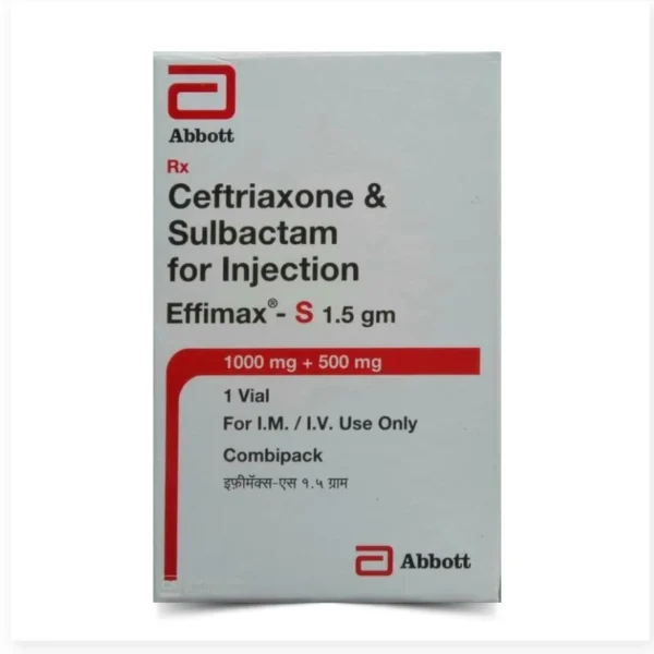 Effimax S 1000/500 Mg Injection 10 Ml