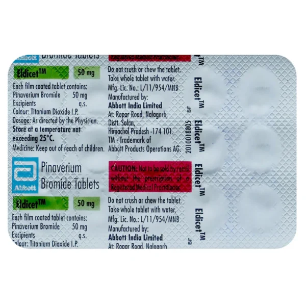 Eldicet 50 Mg Tablet 6