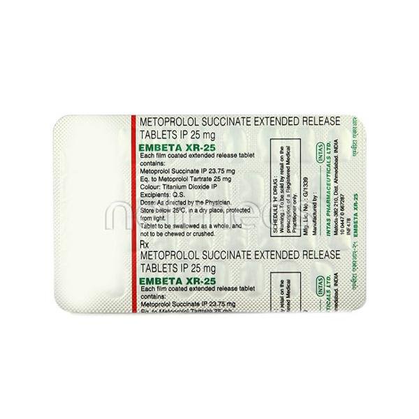 Embeta 2.5 Mg Tablet Xr 10