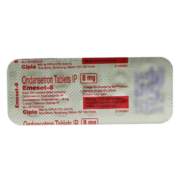 Emeset 8 Mg Tablet 10